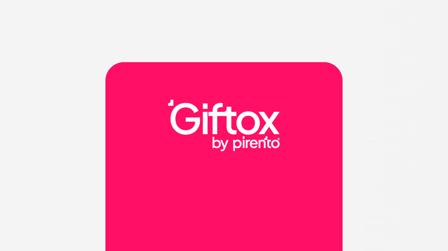 Giftox Banner